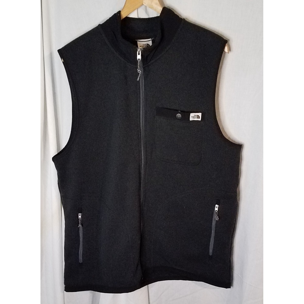 The North Face Gordon Lyons Full Zip Vest Black Size Large